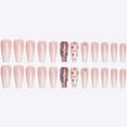 thumbnail image 5 of 【Perfect Gift for Girls/Womens】Fofosbeauty 24pcs Press on False Nail Tips Extra Long Coffin Manicure Full Cover Fake Nails, Luxury Deluxe Nude, 5 of 9