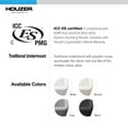 thumbnail image 5 of Houzer Platus 20 in Black Fireclay Undermount Square Single Bowl Bar Sink - PTB-2020 BL, 5 of 7