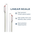 Linear Scale Linear Optical Ruler 5U 5V TTL DB9 Dimensions 50mm-450mm ...