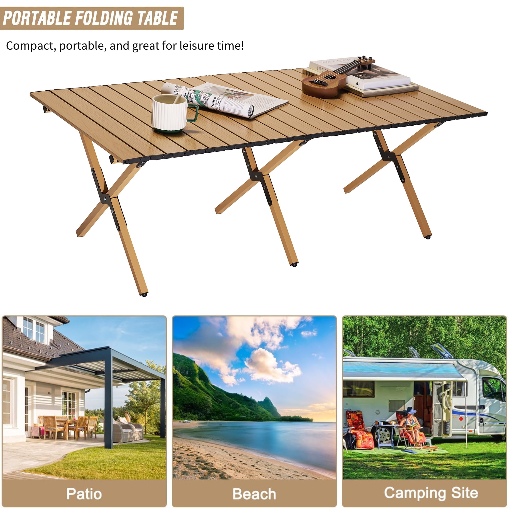 キャンプマニアプロダクツ / ROLLTOP PARTY TABLE (M) WEB限定】CAMP MANIA PRODUCTS / ROLLTOP PARTY TABLE (L