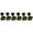 Nickel, variant on Kluson 6-In-Line Non-Locking Revolution Series F-Mount Tuning Machines With Staggered Posts Nickel