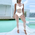 thumbnail image 2 of FhsagQ Lingerie pour Femmes Lingerie pour Femmes Vêtements de Nuit Tenue de Nuit Justaucorps Bas Justaucorps Lingerie Transparente Ensembles de Lingerie pour Femmes avec Bas-Collants Lingerie pour Femmes Robe Blanc Taille Unique, 2 of 6