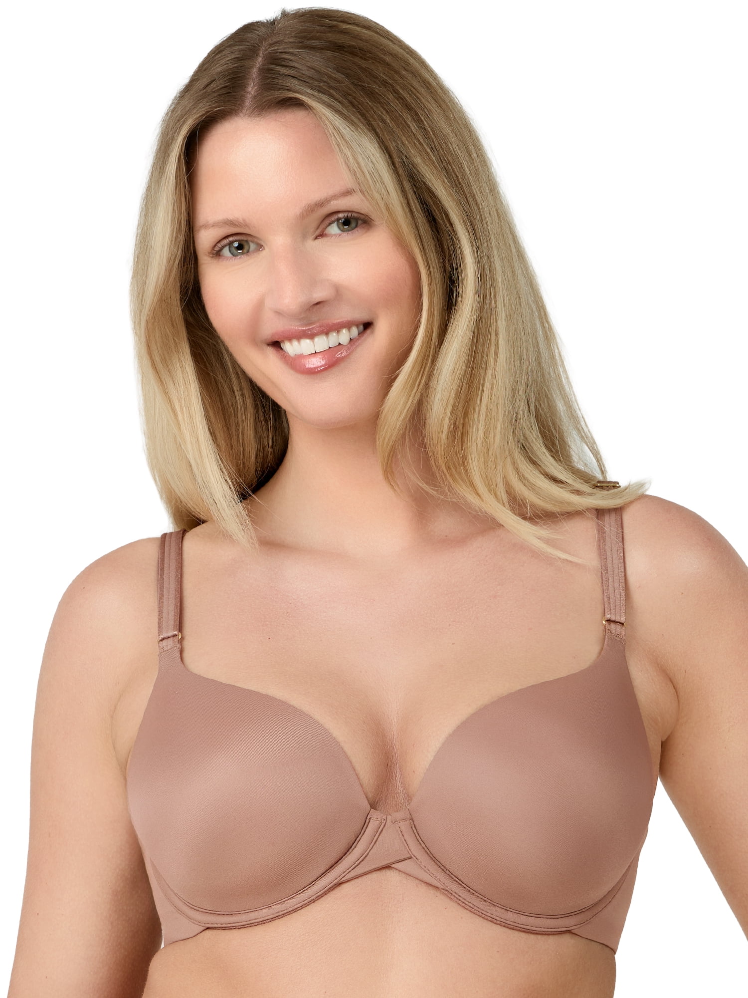 Joyspun Women's Smoothing T-Shirt Bra, Sizes 34B to 42DD