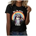 thumbnail image 1 of WEAIXIMIUNG T-Shirts Unis pour Femmes Pack T-Shirts Graphiques Vêtements d'Été Manches Courtes, 1 of 4