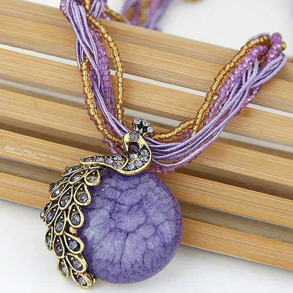 Necklaces & Pendants Bohemian Rhinestones Statement Jewelry for Women Pendant Necklace Fashion Accessory