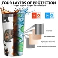 thumbnail image 3 of Cute Cat 10oz Tumblers Stainless Steel Tumbler with Lid and Straw,Vacuum Insulated Double Wall Travel Tumbler Cups with Cleaning Brush for Coffee, Tea, 3 of 4