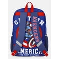 thumbnail image 2 of Marvel Avengers Unisex 17" Varsity-Themed "Avengers Assemble" Backpack, Navy, 2 of 4