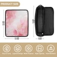 thumbnail image 4 of Hair Tools Storage with Heat Resistant Mat- A Soft Blush Printed Design Curling Iron Travel Bag/Flat Iron Case for Women, 4 of 8