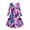 Purple Gold Butterfly, variant on Lanbubble Girls Dresses Long Sleeve Mermaid Printed Casual Twirly Dress Fall Clothes 5-13 Years