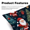thumbnail image 2 of Santa Claus Pillow Covers Inserts Set of 2, Bed Pillow with Unique Patterns,for Home and Office Decor, Available in 16x16, 18x18, and 20x20 Inches, 2 of 6