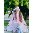 thumbnail image 6 of Arshiner Flypigs Tween Girls Long Sleeve Fall Dresses Swiss Dot Casual Party Dress, 6 of 6