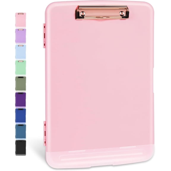 Clipboards with Storage, High Capacity Clip Boards 8.5x11 with Storage, Heavy Duty Nursing Clipboard Folder, Plastic Clipboard with Pen Holder for Women Teachers Work, School & Office Supplies