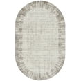thumbnail image 2 of Nourison Elation Abstract Ivory Grey 5' x 8' Oval Area Rug, (5x8 Oval), 2 of 8