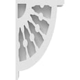 thumbnail image 3 of 1 7/8"W x 5 1/2"D x 9"H Classic Wagon Wheel Architectural Grade PVC Corbel, 3 of 9