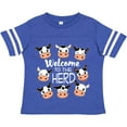 thumbnail image 3 of Inktastic Welcome to the Herd with Cute Black and White Holstein Cows Boys or Girls Toddler T-Shirt, 3 of 5