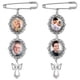 thumbnail image 3 of Broche Pin Ramo Boda Foto Encantos para Fiesta Nupcial, 3 of 9