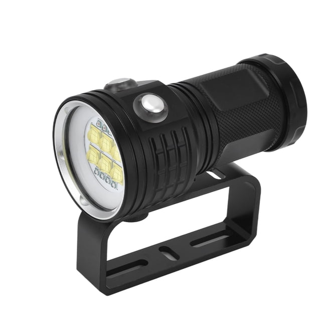 Linterna de Buceo LED, Linterna de Buceo 14LED IPX8 Antorcha de Buceo a Prueba de Agua Luz de fotografía submarina Confiabilidad Excepcional Jadeshay A