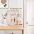 thumbnail image 3 of Soporte Organizador de Joyas ProCase de 6 Niveles con 15 Ganchos Rosa, 3 of 8