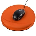 thumbnail image 1 of VONKY Non-slip Mouse Pad Round Soft Wrist Protected Cushion Solid Color EVA Gaming orange 1Set, 1 of 6