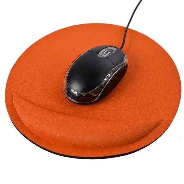 Inteprter 2021New Color sólido apoyo muñeca comodidad muñeca protegida cojín EVA alfombrilla de ratón para juegos alfombrilla colorida Juegos de teclado y mouse para computadora naranja