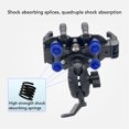 thumbnail image 4 of Motorcycle Phone Clamp, Shock Absorption Anti Slip Silicone Pad Motorcycle Phone Mount  for Mirror Stand, 4 of 8