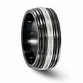 thumbnail image 4 of Edward Mirell Black Ti  Stainless Steel Polished 9mm Band EMR226, 4 of 6