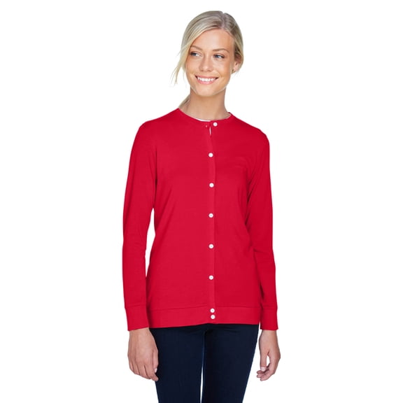 Devon & Jones Ladies' Perfect Fitâ„¢ Ribbon Cardigan - DP181W