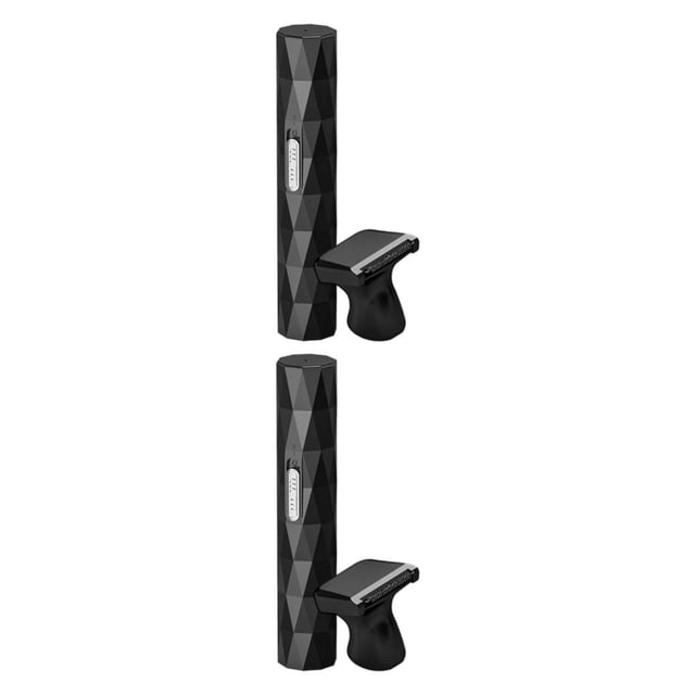 letairis Tondeuse Électrique pour Poils de Nez, Narines, Oreilles, Rasoir Noir Double Tête 2Set