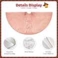 thumbnail image 3 of Sikiie Pig'S Tail Nativity Christmas Tree Skirt, Jesus Christian Winter Holiday Tree Mat Decoration(30-48IN)48", 3 of 6