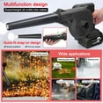 Blower,Blower Wind Air Motor Handheld Snow Cleaner Cleaner Tool Removal Fan Snow Fan Snow