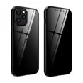 thumbnail image 1 of AMERTEER Anti-Peeping Full Body Case Clear Tempered Glass Metal Bumper Protection Privacy Cover For  12/ 12 Max/ 12 Pro, 1 of 1