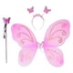 thumbnail image 1 of Disfraz de hada para niña, disfraz de alas de mariposa, elfo para niña, cosplay, varita de ángel Rosa, 1 of 9