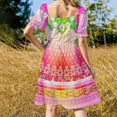 thumbnail image 3 of Vestido largo sin mangas con cesta de fresas vestido largo de verano para mujer vestidos de novia para mujer, 3 of 5