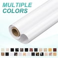 thumbnail image 3 of Uxcell Wood Grain Wallpaper Border 6" x 16.4ft Textured Frame Sticker, Light White, 3 of 7
