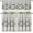 Aztec White, variant on Floral Dragonfly Curtain and Valances Set for Kitchen Windows Valances Farmhouse Style Home Decor Window Treatments Valance Short Curtains Sheer Valance 24"
