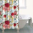 thumbnail image 4 of Pioneer Flower Floral Print Pattern Shower Curtain 36"x72" ,Bathroom Decorative Shower Curtains Set with 12 Hooks,Modern Waterproof Washable Shower Curtain, 4 of 6
