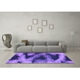 thumbnail image 3 of Ahgly Company Indoor Square Abstract Purple Modern Area Rugs, 7' Square, 3 of 4