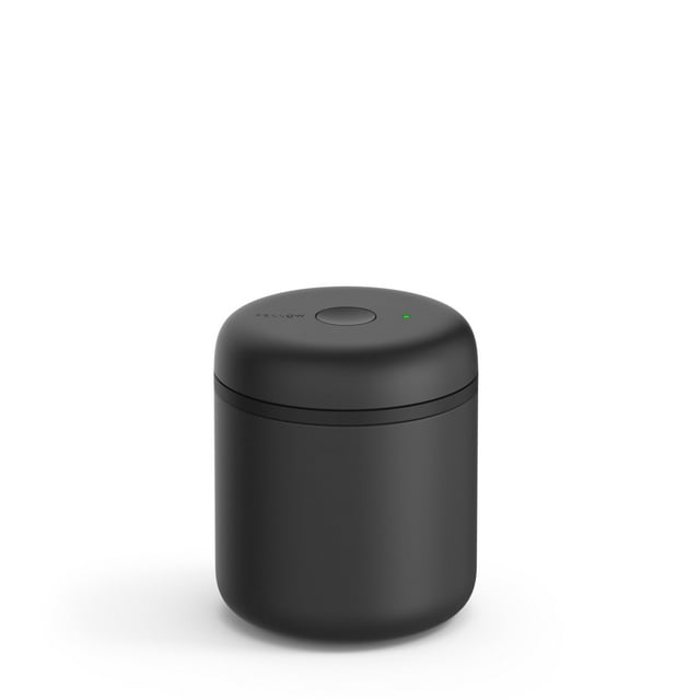 Bidón para aspiradora Fellow Atmos Airtight Coffee de 0,7 L, color negro