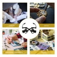 thumbnail image 4 of Dosaele Magnifier Glasses- Magnifying Glass with LED Light Hands Free nterchangeable Lens Headband for Miniature Engraving, 4 of 6