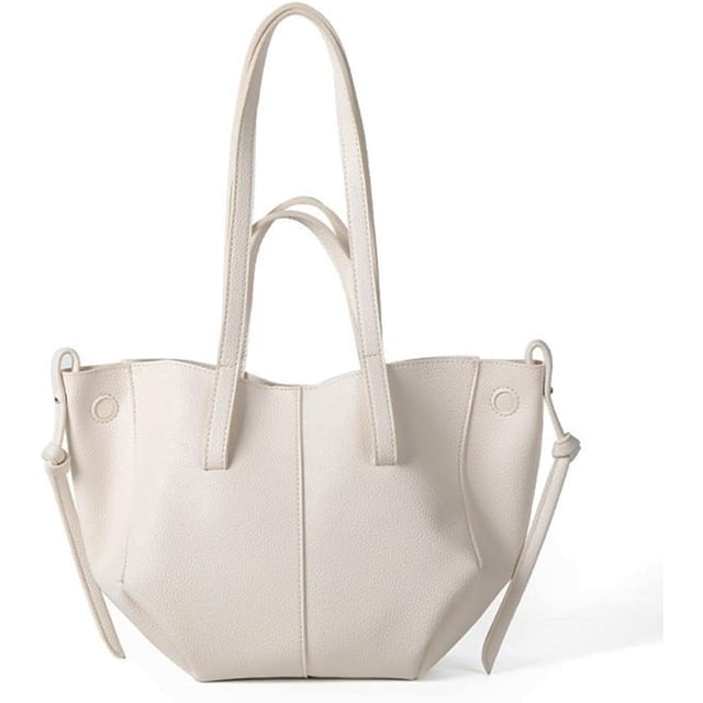 LHSHID Tote Bag Faux Leather Work Bag Trendy Handbag Purse for Women Elegant Shoulder Bag with Magnetic Closure