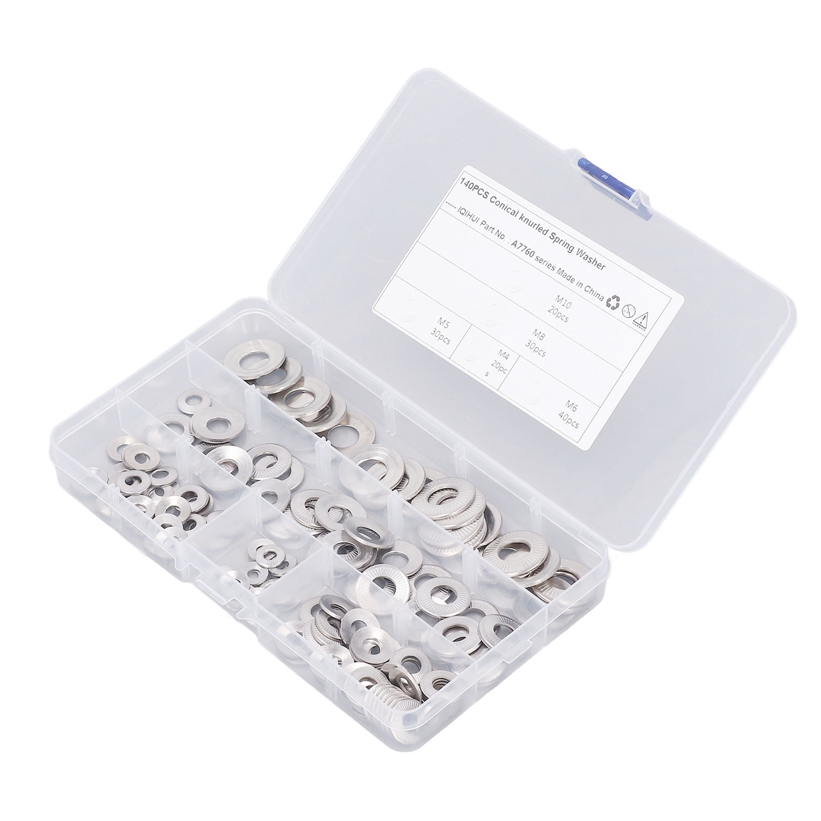 Knurled Conical Spring Washer, 304 Stainless Steel M4 M5 M6 M8 M10