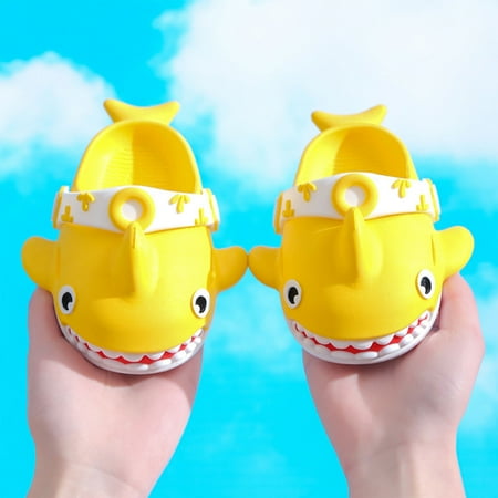 

STEADY Cartoon Children s Slippers Home Slippers Non-slip Slippers Yellow / 24-25