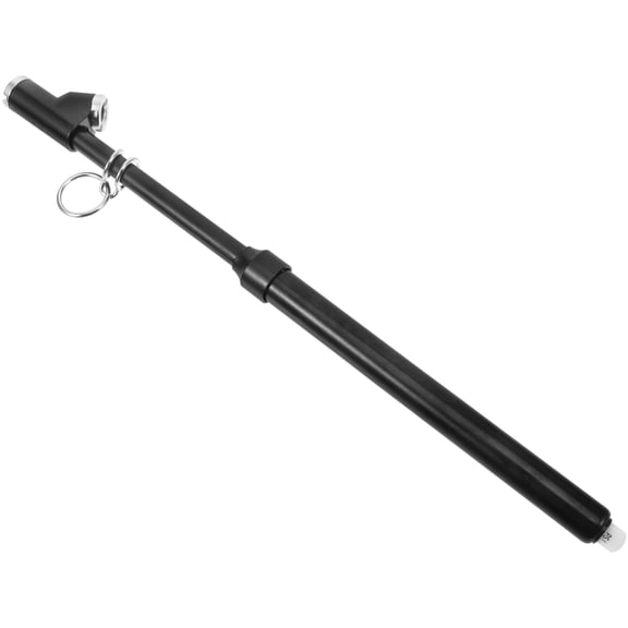 UPGRATOR 1Pcs Black Plastic and Stainless Steel Truck Tire Pressure Gauge for On-the-go Use 11.79X1.18X0.67in