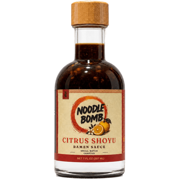 NoodleBomb Citrus Shoyu Ramen Sauce – Bright Citrus & Deep Umami – Japanese-Style – Small Batch Crafted in USA