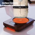 thumbnail image 2 of Sourdough Starter Warmer Mat - 24H Timer - Precise 1F Thermostat Control (70-100F) - Smart Memory Warming On/Off - Fits Jars Up to 40oz - Perfect for Home Baking, 2 of 9