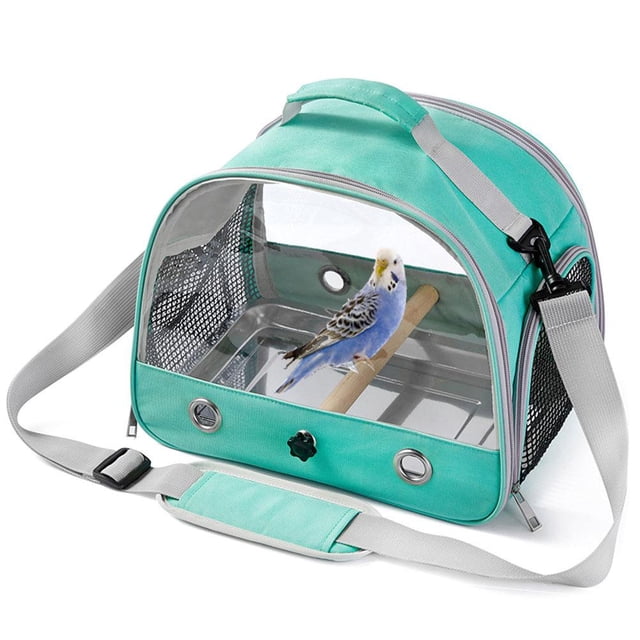 HPDL SHYKNYU Portable Small Pet Backpack Travel Backpack Side Window Foldable Outdoor Rabbit Bird Rat Parakeet Carrier Bag