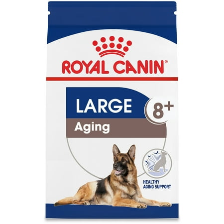 Royal Canin Maxi Large Breed Senior 8+ Dry Dog Food, 30 (Best Large Dog Breeds For Seniors)