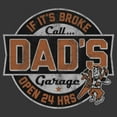 thumbnail image 2 of Men's Lost Gods Call Dad's Garage Distressed Graphic T-Shirt Big & Tall, 2 of 4