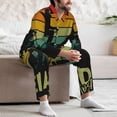 thumbnail image 7 of Lsque Not All Who Wander Are Lost 1 Pattern Long Sleeve Pajama Set for Men - Soft 2-Piece Sleepwear and Loungewear Set with Pockets, Comfy Nightwear-Small, 7 of 7