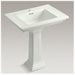 thumbnail image 2 of Kohler 2268-1-NY 30.75 in. Rectangular Pedestal Bathroom Sink - Dune, 2 of 2